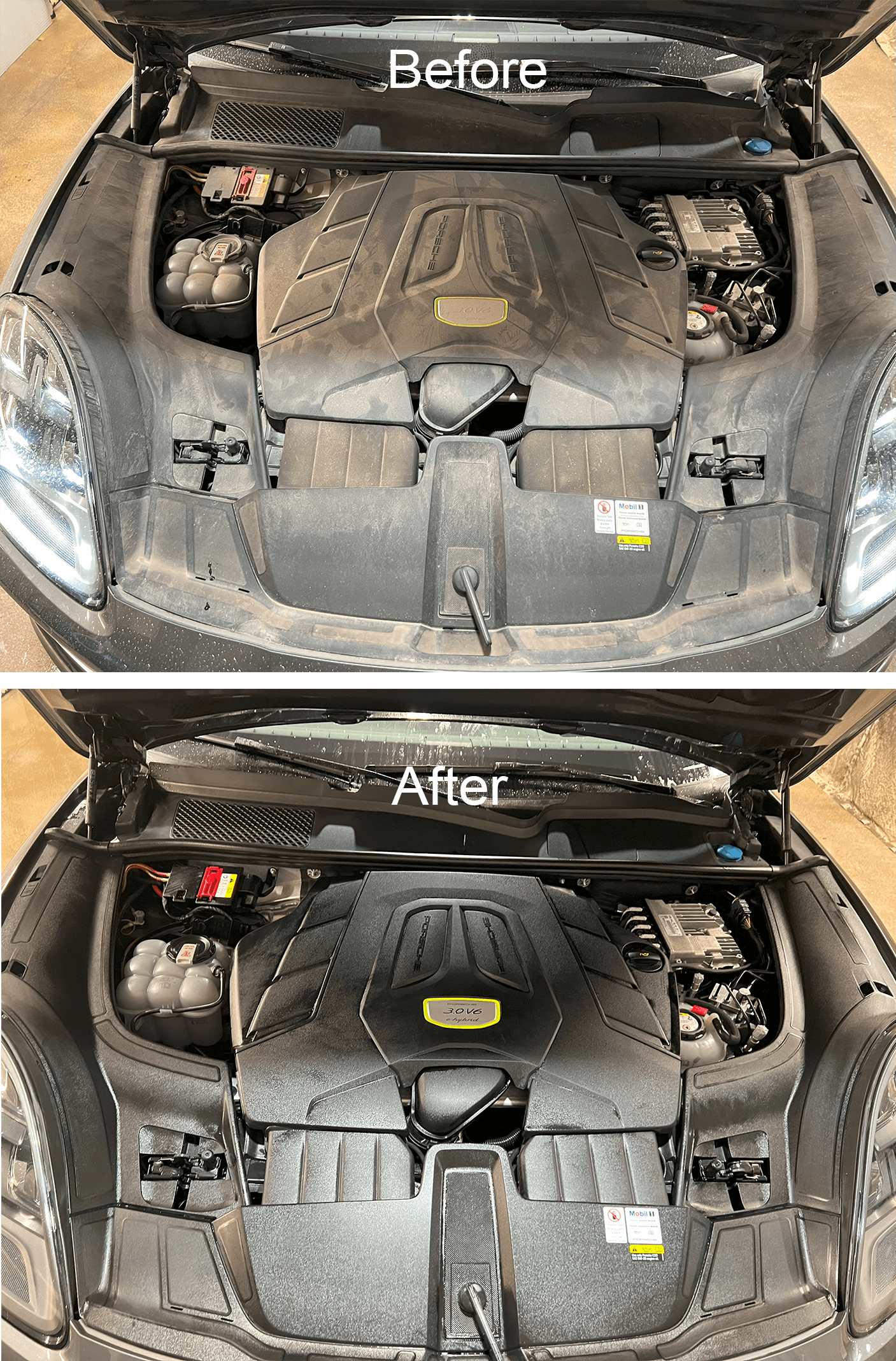 Detajimi i hapësirës së motorit