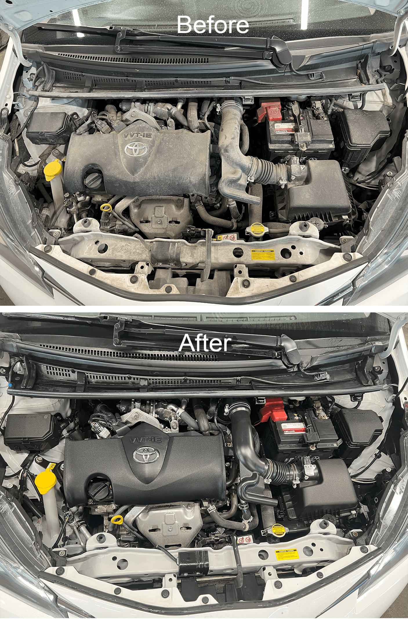 Detajimi i hapësirës së motorit