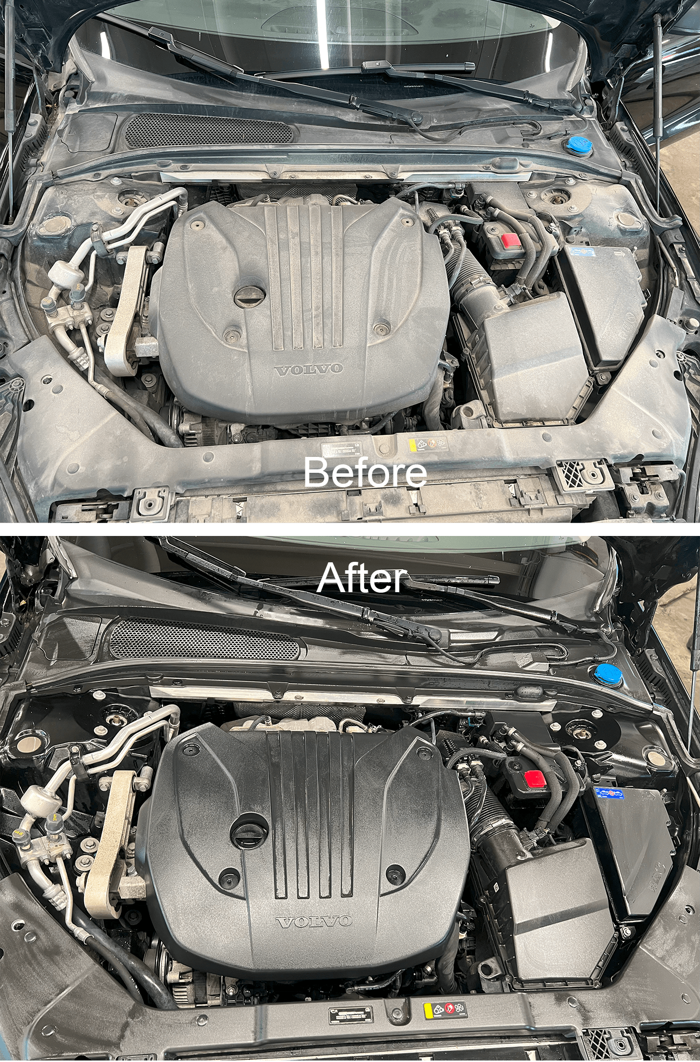 Detajimi i hapësirës së motorit