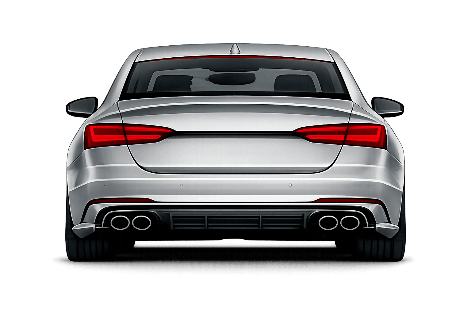 WaxOn detailed car rear